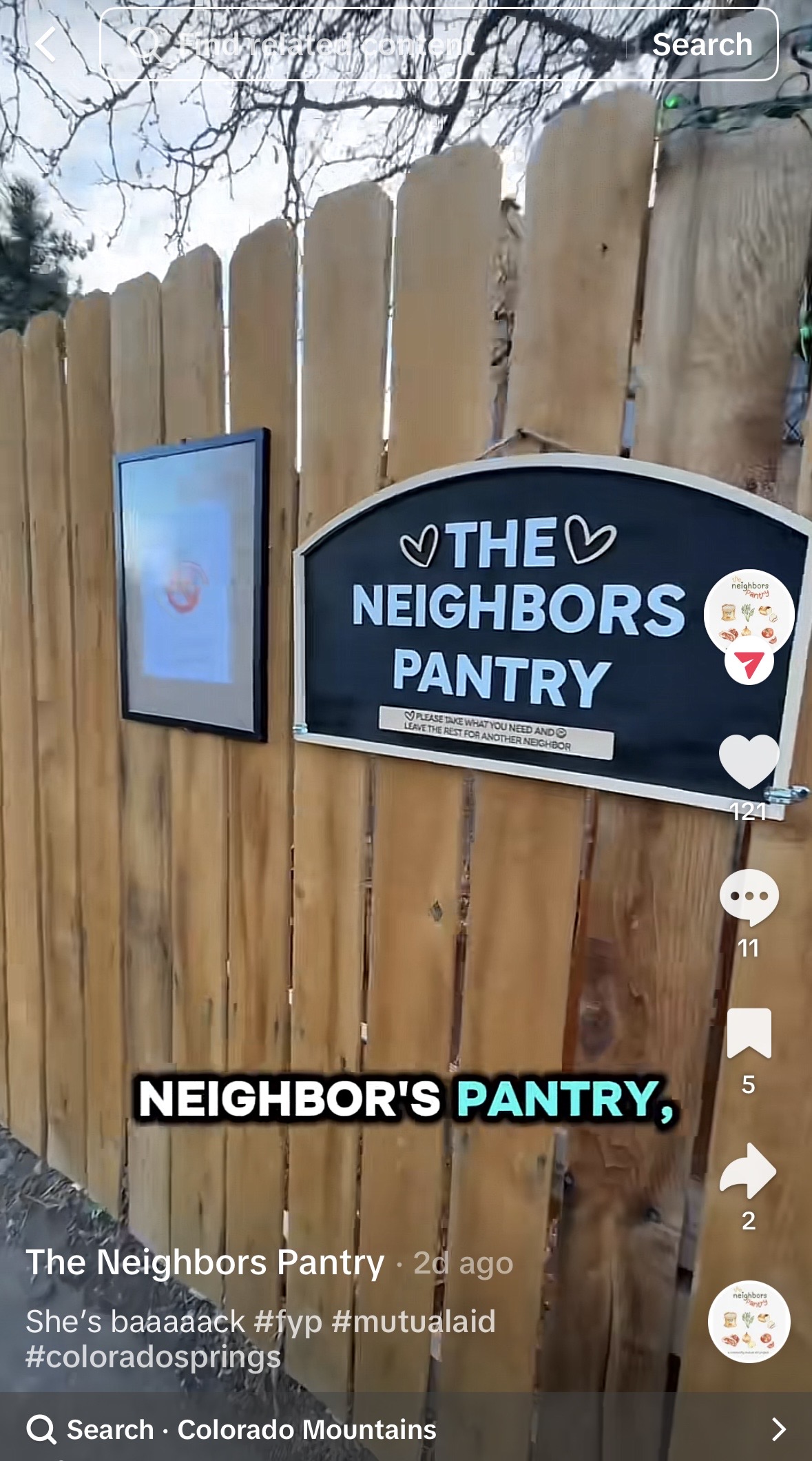 The Neighbor's Pantry